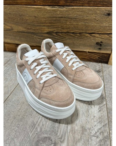 Sneakersy z literą "B" By o la la...! różowe