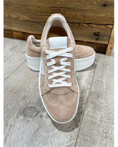 Sneakersy z literą "B" By o la la...! różowe