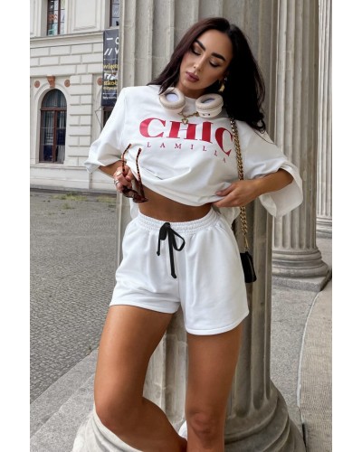 T-shirt CHIC La Milla biały