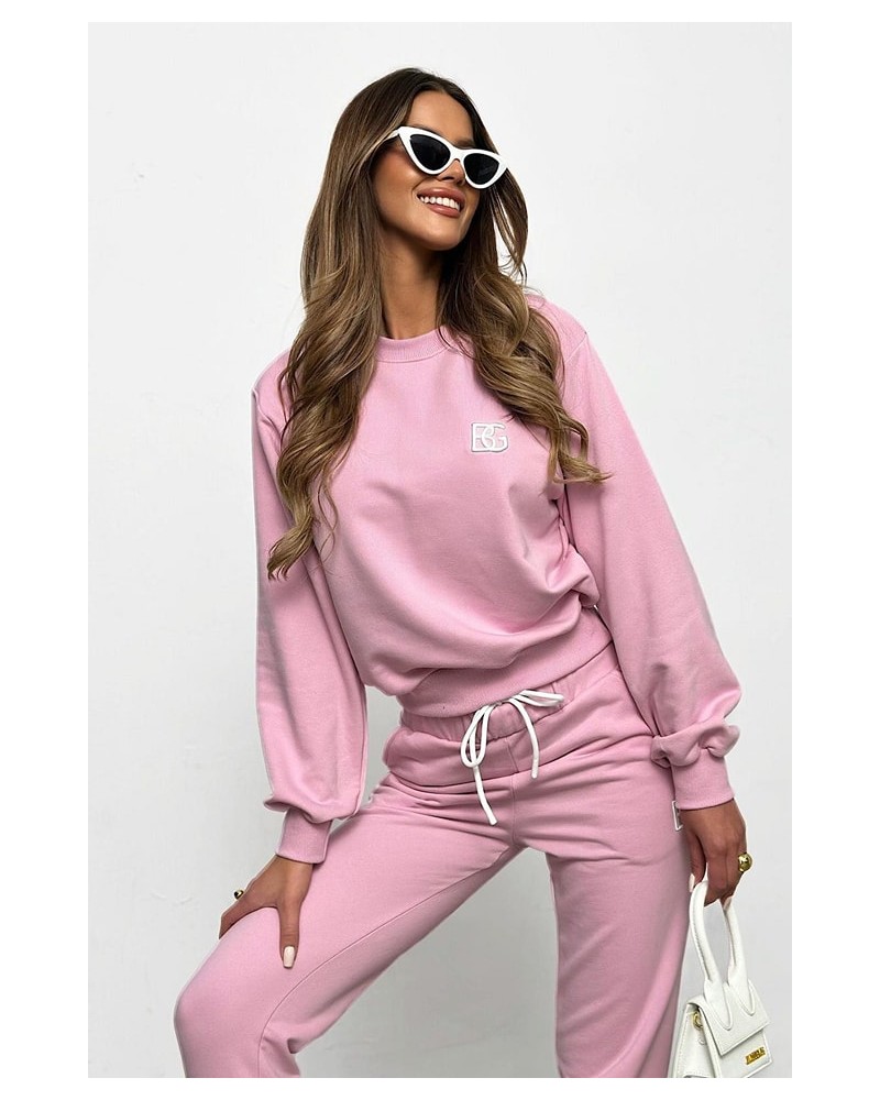 Bluza dresowa Brandenburg Couture różowa