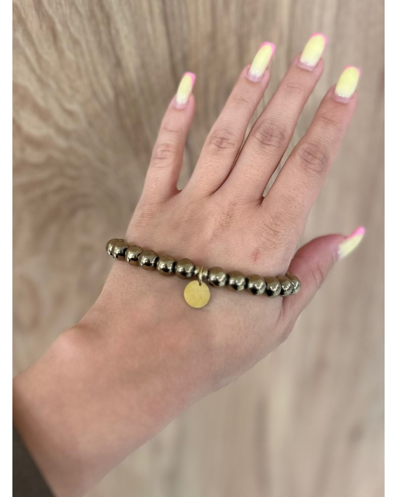 Bransoletka złota blaszka By o la la...!