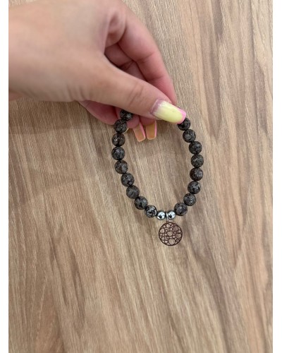 Bransoletka marmurek By o la la...! srebrna zawieszka