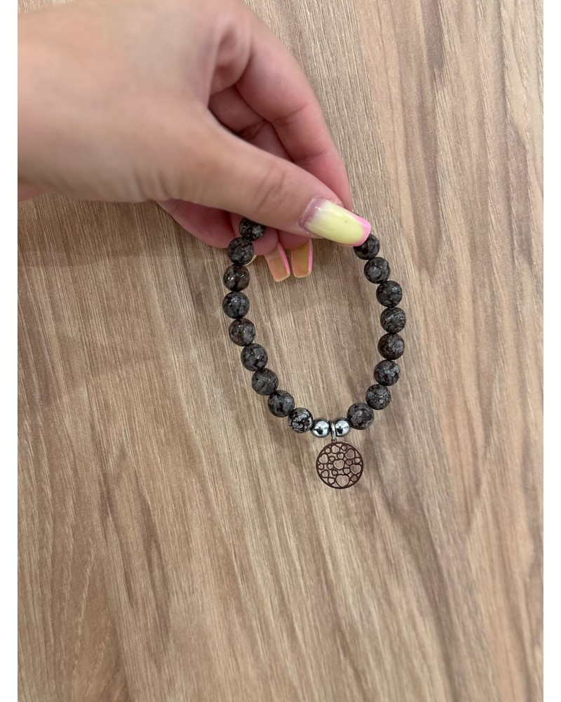 Bransoletka marmurek By o la la...! srebrna zawieszka