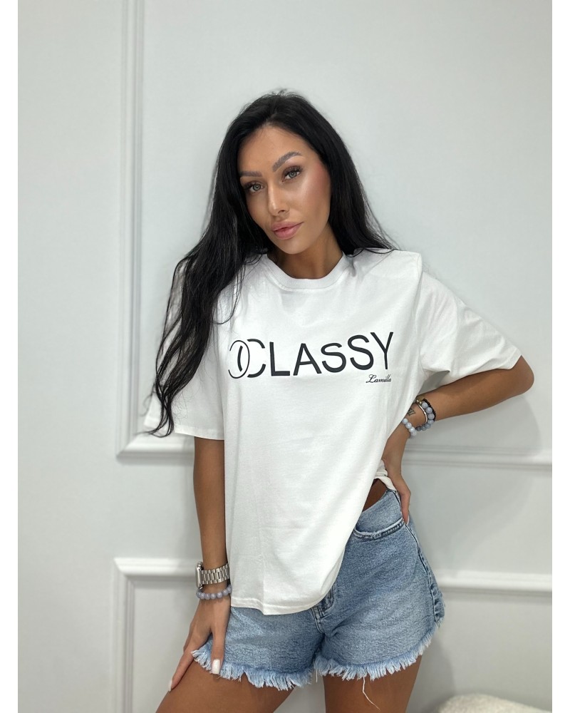 T-shirt CLASSY La Milla biały