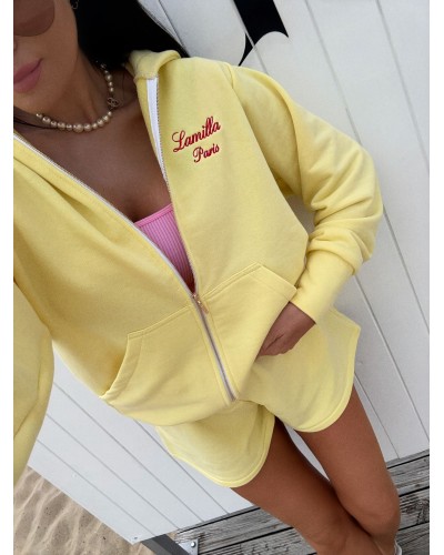 Komplet dresowy PARIS La Milla żółty