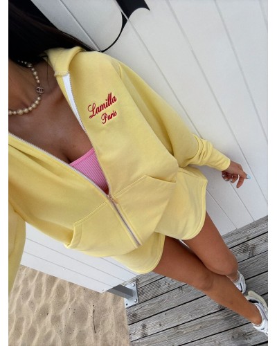 Komplet dresowy PARIS La Milla żółty