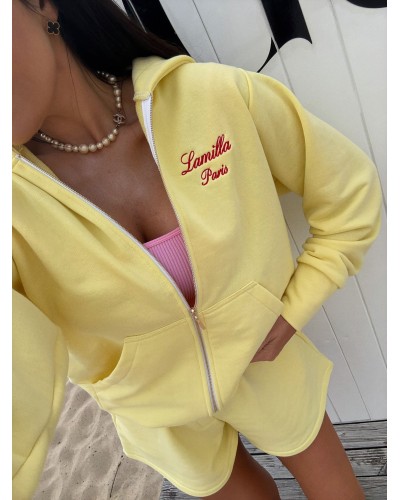 Komplet dresowy PARIS La Milla żółty