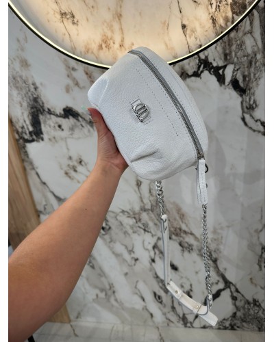 Nerka LOL By o la la...! biały ze srebrem małe logo