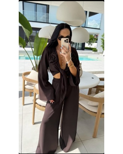 Komplet ROSE La Milla czekoladowy