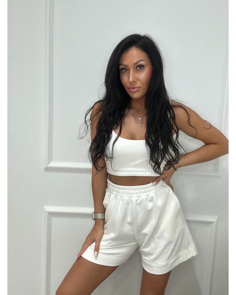 Spodenki dresowe EMO śmietankowe