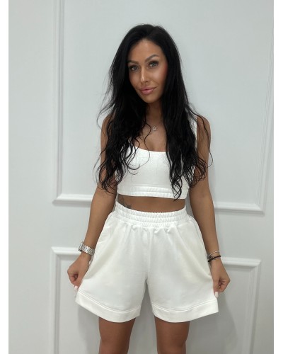 Spodenki dresowe EMO śmietankowe