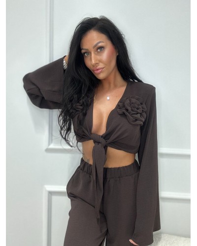 Komplet ROSE La Milla czekoladowy