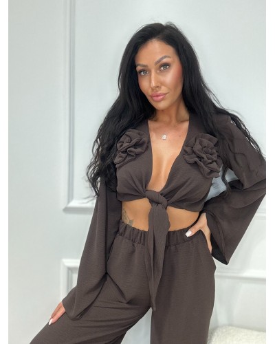 Komplet ROSE La Milla czekoladowy