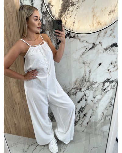 Kombinezon na ramiączkach By o la la...! biały