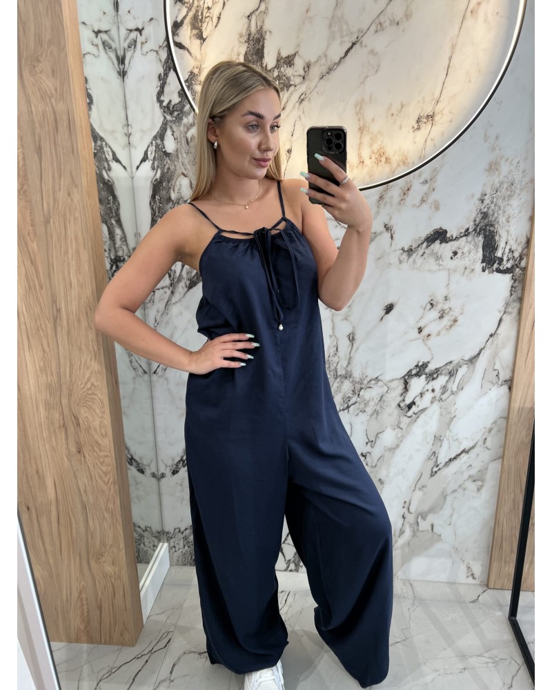 Kombinezon na ramiączkach By o la la...! granatowy