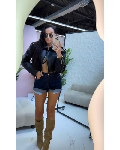 Krótka ramoneska La Milla czarna