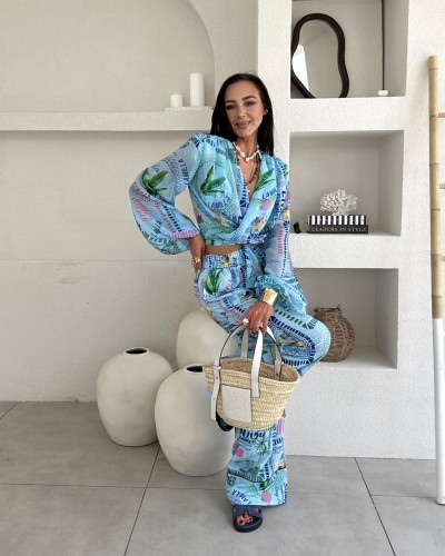 Spodnie SUMMER La Milla niebieskie