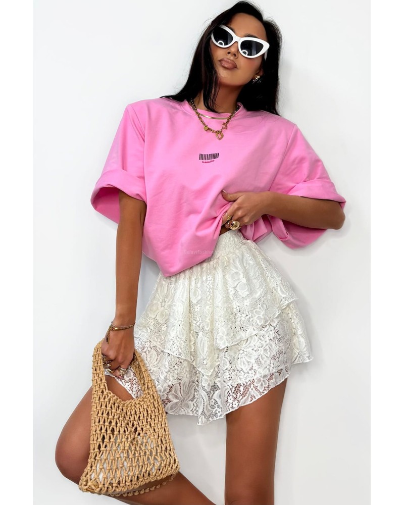 Spódniczko-spodenki koronkowe La Milla białe