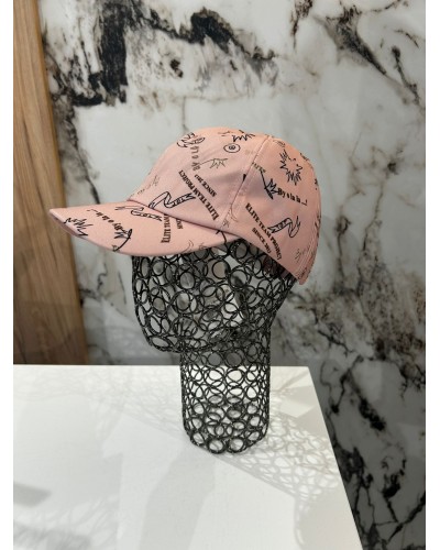 Czapka z daszkiem By o la la...! pudrowy róż