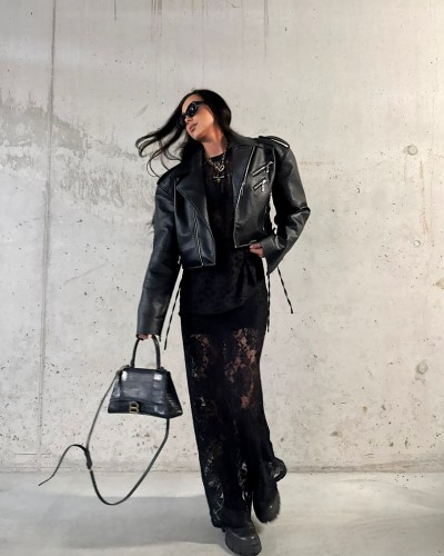 Spódnica koronkowa La Milla czarna