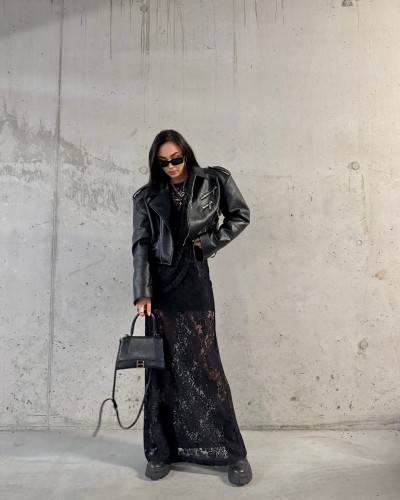 Spódnica koronkowa La Milla czarna