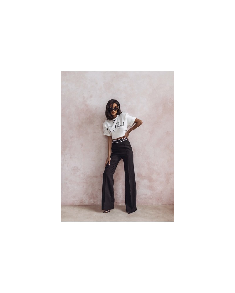 Spodnie z gumką La Milla czarne