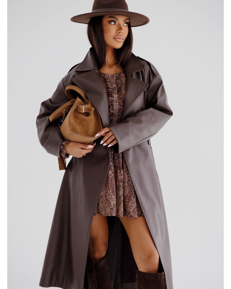 Płaszcz z ekoskóry By o la la...! chocomus