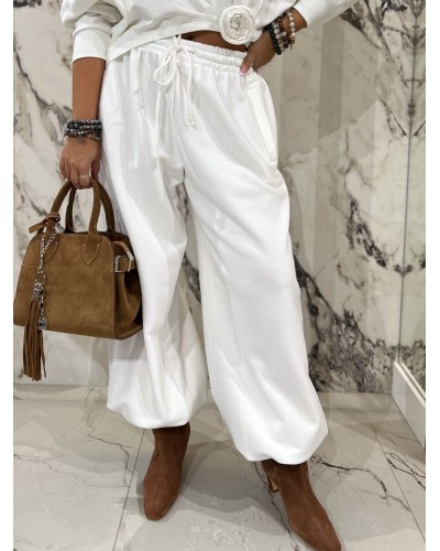 Spodnie fashion By o la la...! śmietana