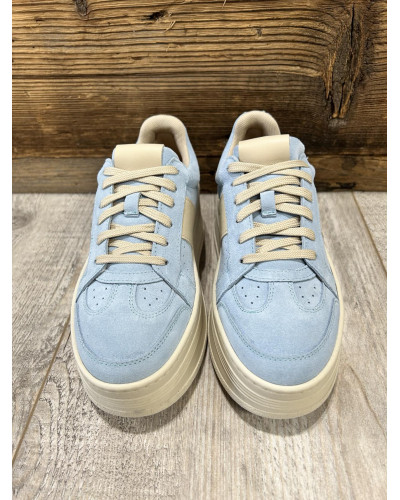 Sneakersy z literą "B" By o la la...! błękitne