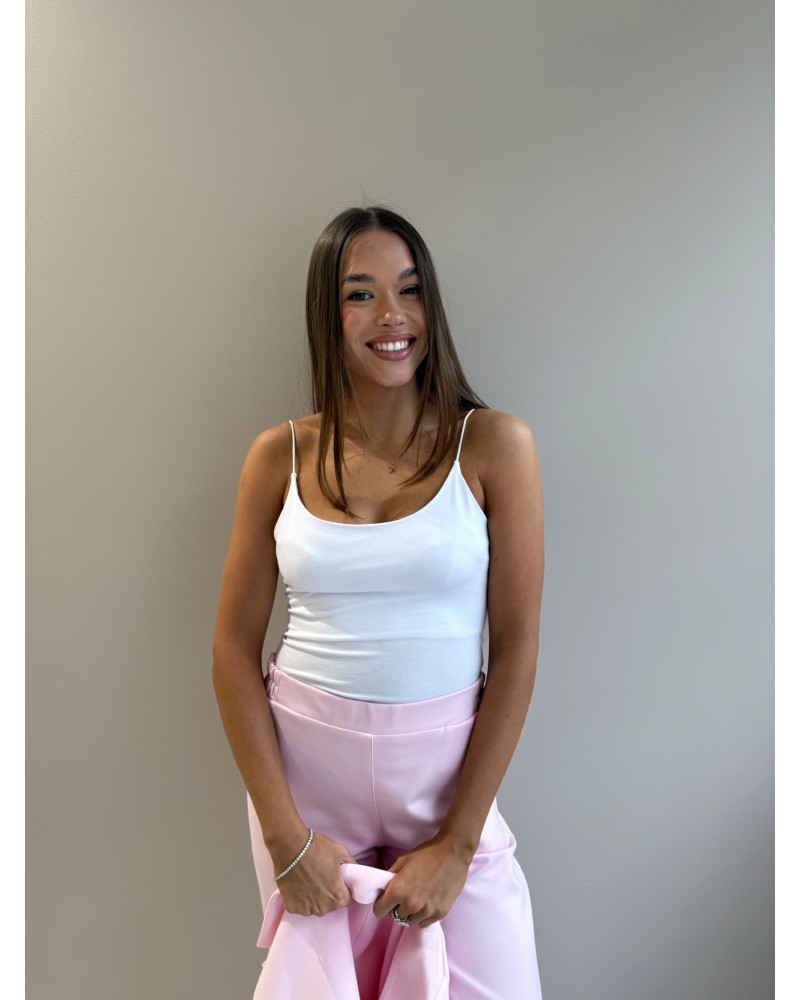 Body na ramiączkach By o la la...! białe