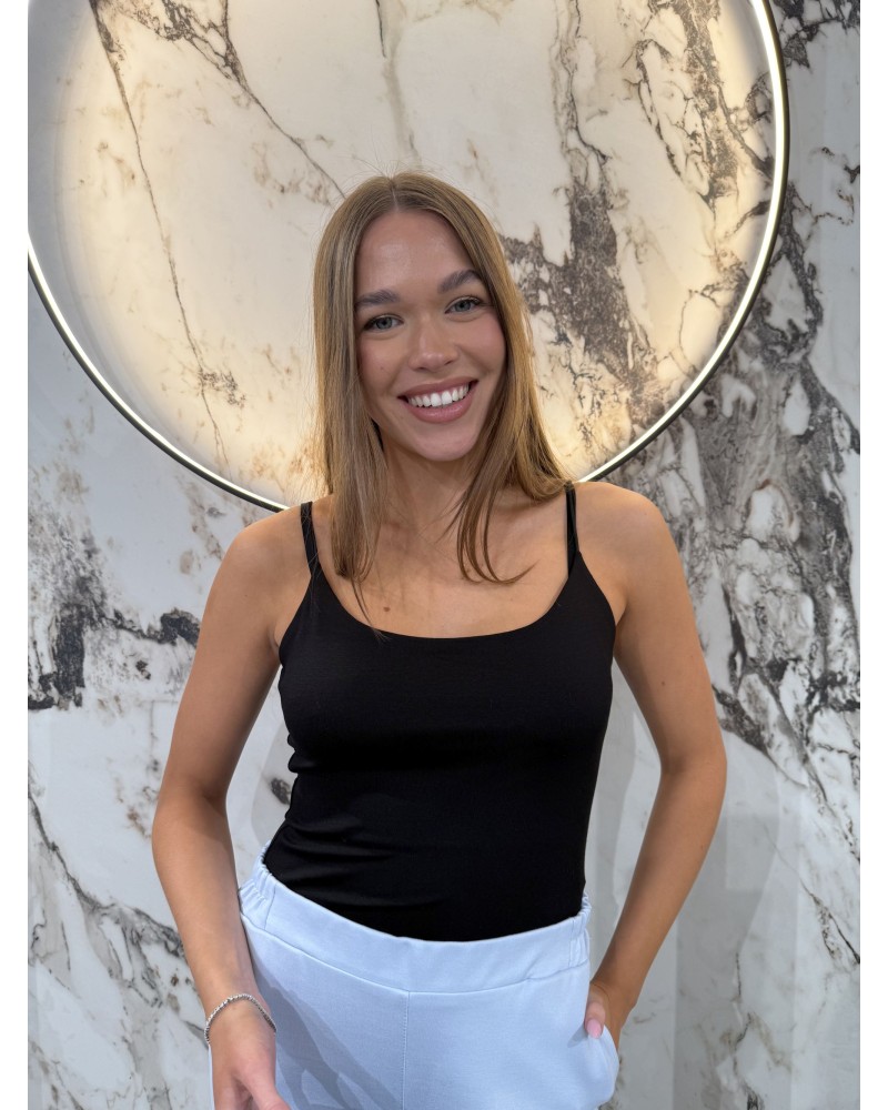 Body na ramiączkach By o la la...! czarne