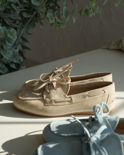 Mokasyny By o la la...! beżowe